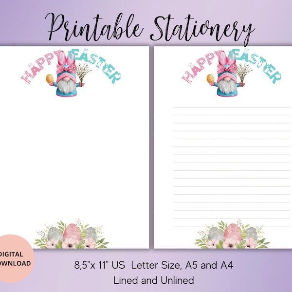 Cute Christmas Animals Printable Stationery-penguin Stationary-winter ...