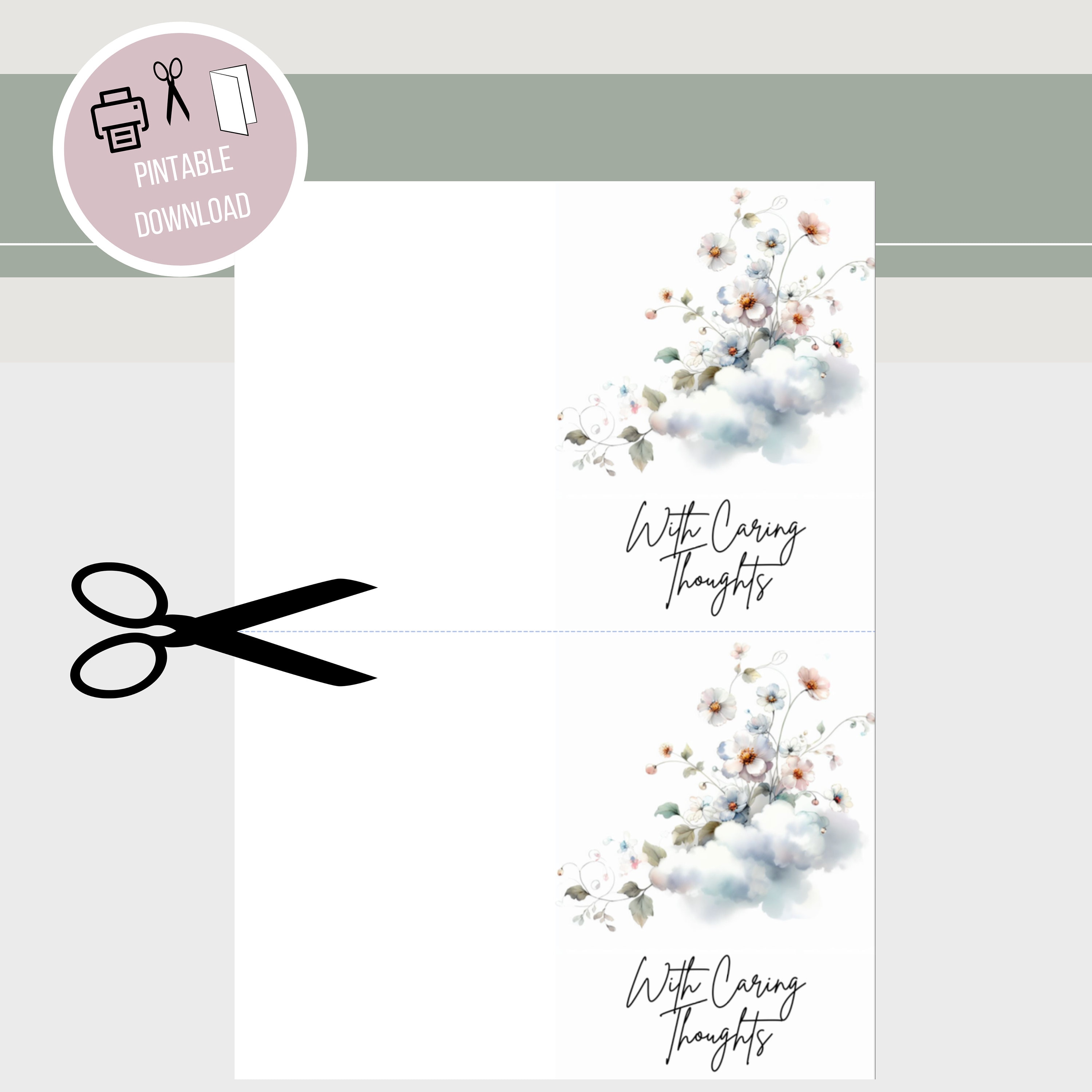 Printable Card For Funeral Flowers