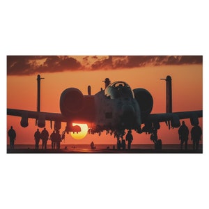 A10 Warthog on Aircraft Carrier