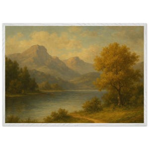 Premium Wooden Framed Poster With Museum-Quality Matte Paper