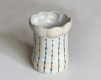 Ceramic utensil holder handmade kitchen spoon jar ceramic minimalist kitchenware pottery utensil tumbler rustic spoon holder utensil crock