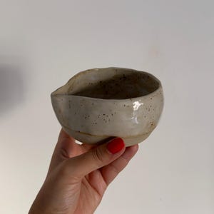 ceramic mixing bowl milk pitcher farmhouse kitchenware rustic toasted water jug speckled saucer stoneware small pottery matcha mixing bowl
