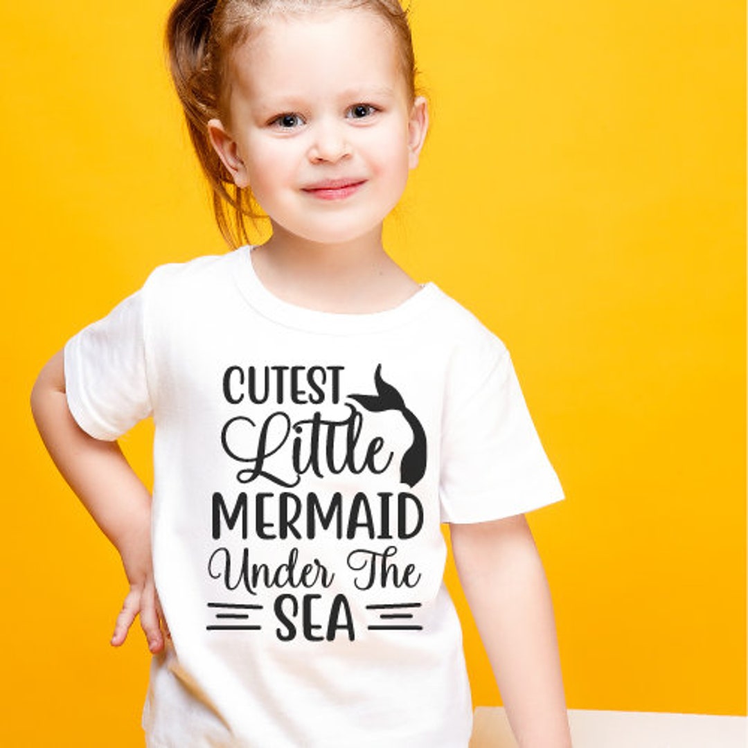 Under the Sea Svg , Mermaid Svg, Cutest Little Mermaid Under the Sea
