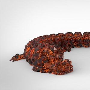 Crystal Dragon – Articulated 3D Printed Dragon STL | Flexible Print-in-Place Fantasy Pet