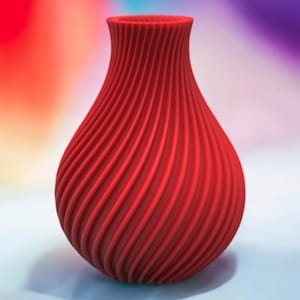 STL File Spiral Vase – 3D Printable Model | Modern Decorative Vase for Home & Office