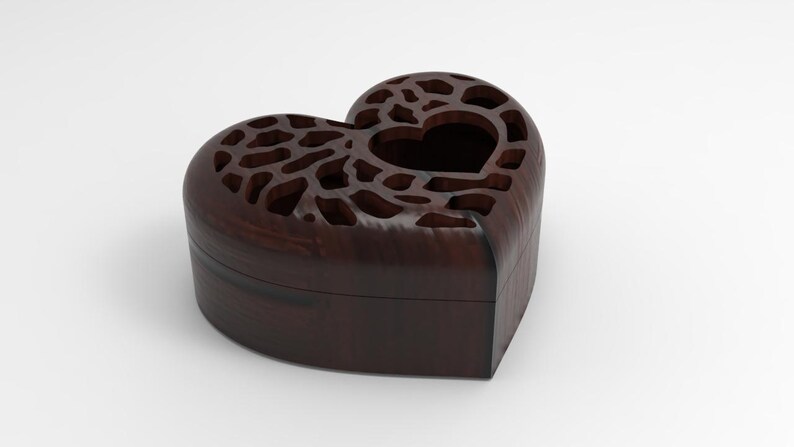 Heart-shaped Box 3D STL File: Magic Heart Design (digital Download) - Etsy