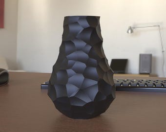 Stone Vase STL File for 3D Printing – Timeless Elegance, Organic Texture, Modern Home Decor