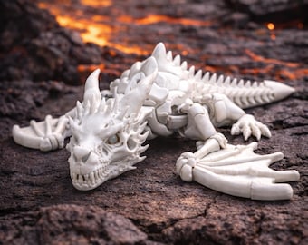 Articulated Dragon STL File – Poseable 3D Print Toy