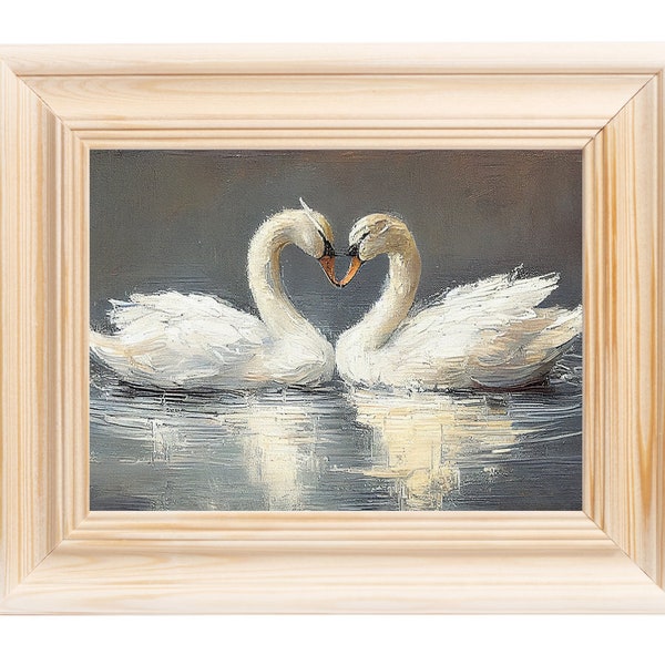 Swan Painting - Etsy
