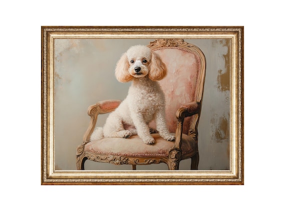 アンティークの犬の油彩画 ＊油絵 アンティークの犬の油彩画 ＊油絵