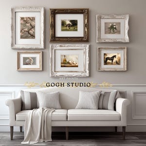 Vintage Ducks Oil Painting, Farmhouse Rustic Wall Art (Digital Print) image 11