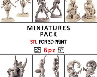 Miniatures Stackable Stl Stl Pack Miniatures - Etsy