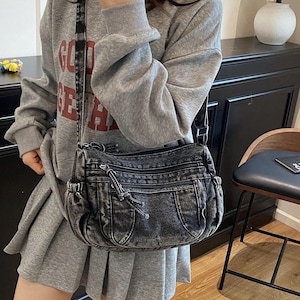 Y2k Denim Bag - Etsy Canada