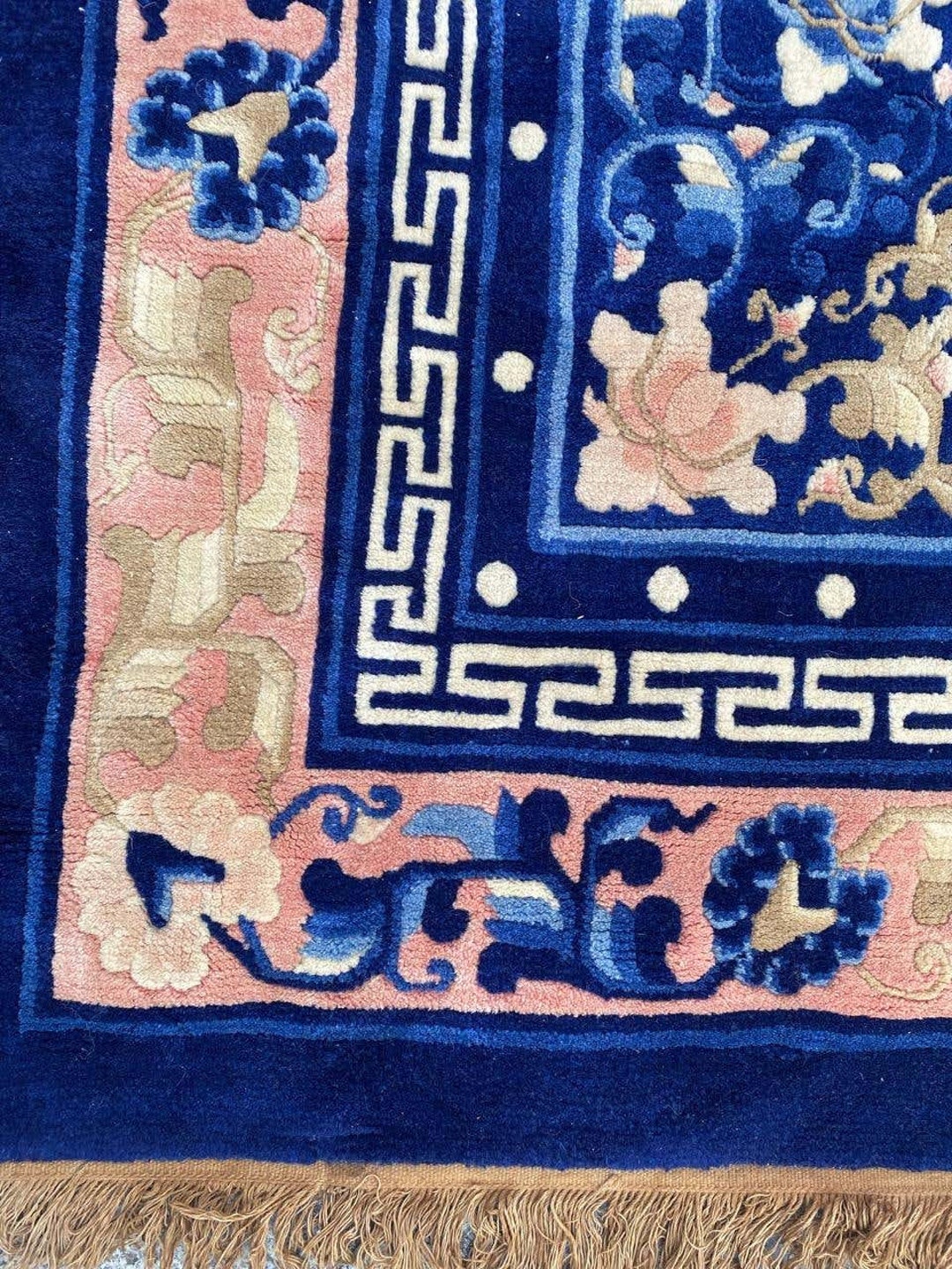 Chinese Rugs Design Handknotted Antique Design Tibetan Chinese Floral Woolen Rugs| New ...