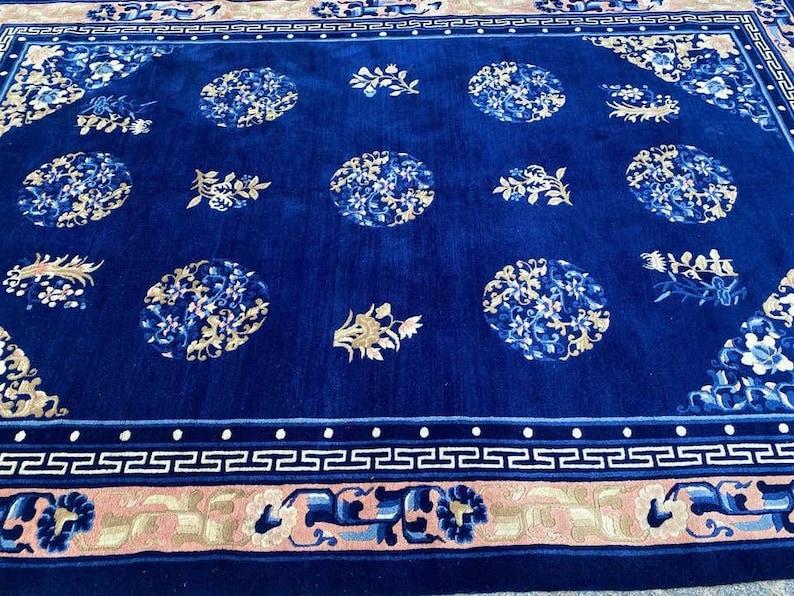 Chinese Rugs Design Handknotted Antique Design Tibetan Chinese Floral Woolen Rugs| New ...