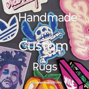 Customized Hand Tufted Rug, Custom tufting rugs, Anime Carpet, Area Rug Bedroom, Handmade Floor Carpet, Personalized Unique Gift, Home