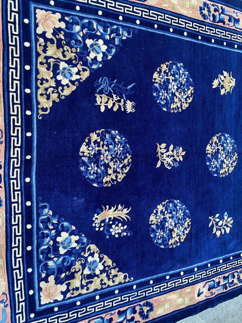 Chinese Rugs Design Handknotted Antique Design Tibetan Chinese Floral Woolen Rugs| New ...