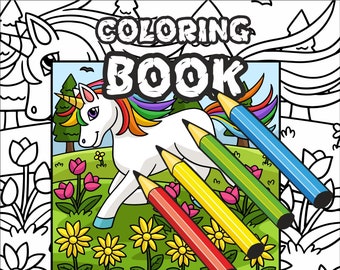 Printable Animal Coloring Book: 32 Fun Pages for Kids (PDF)