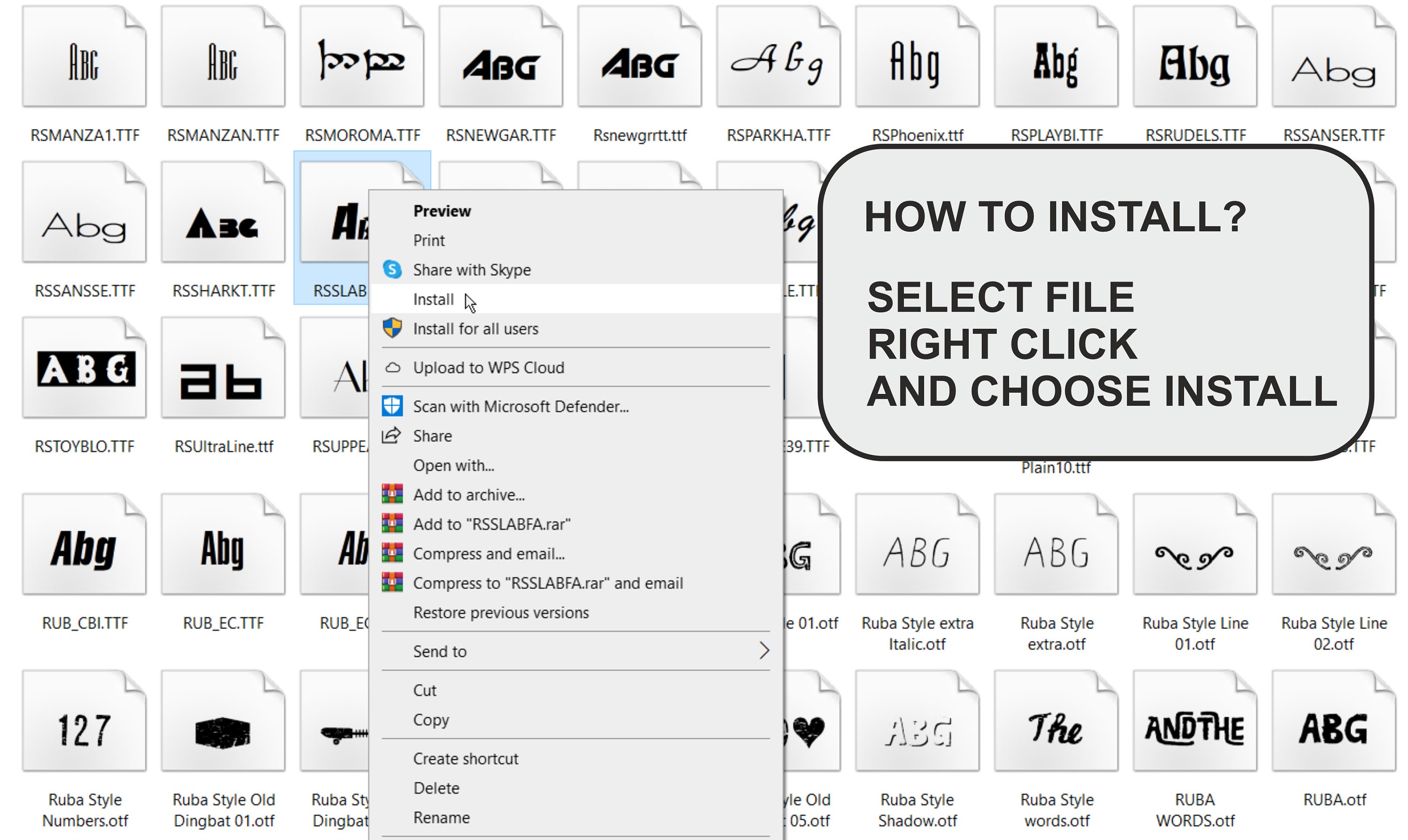 30.000+ Biggest Ultimate Fonts Collection - Bundle - TTF and OTF Files ...