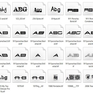 30.000+ Biggest Ultimate Fonts Collection - Bundle - TTF and OTF Files ...