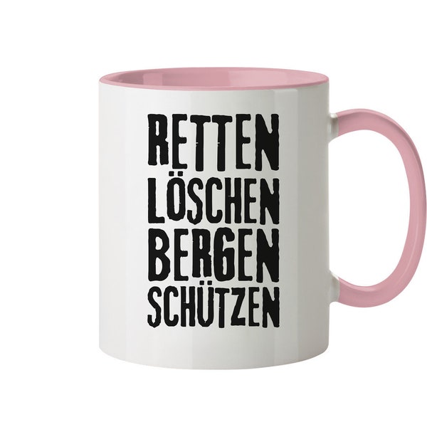 Ansprechende Feuerwehr Tasse: Unser Vierklang, Kaffebecher aus Keramik, Feuerwehr Geschenke von status2.shop