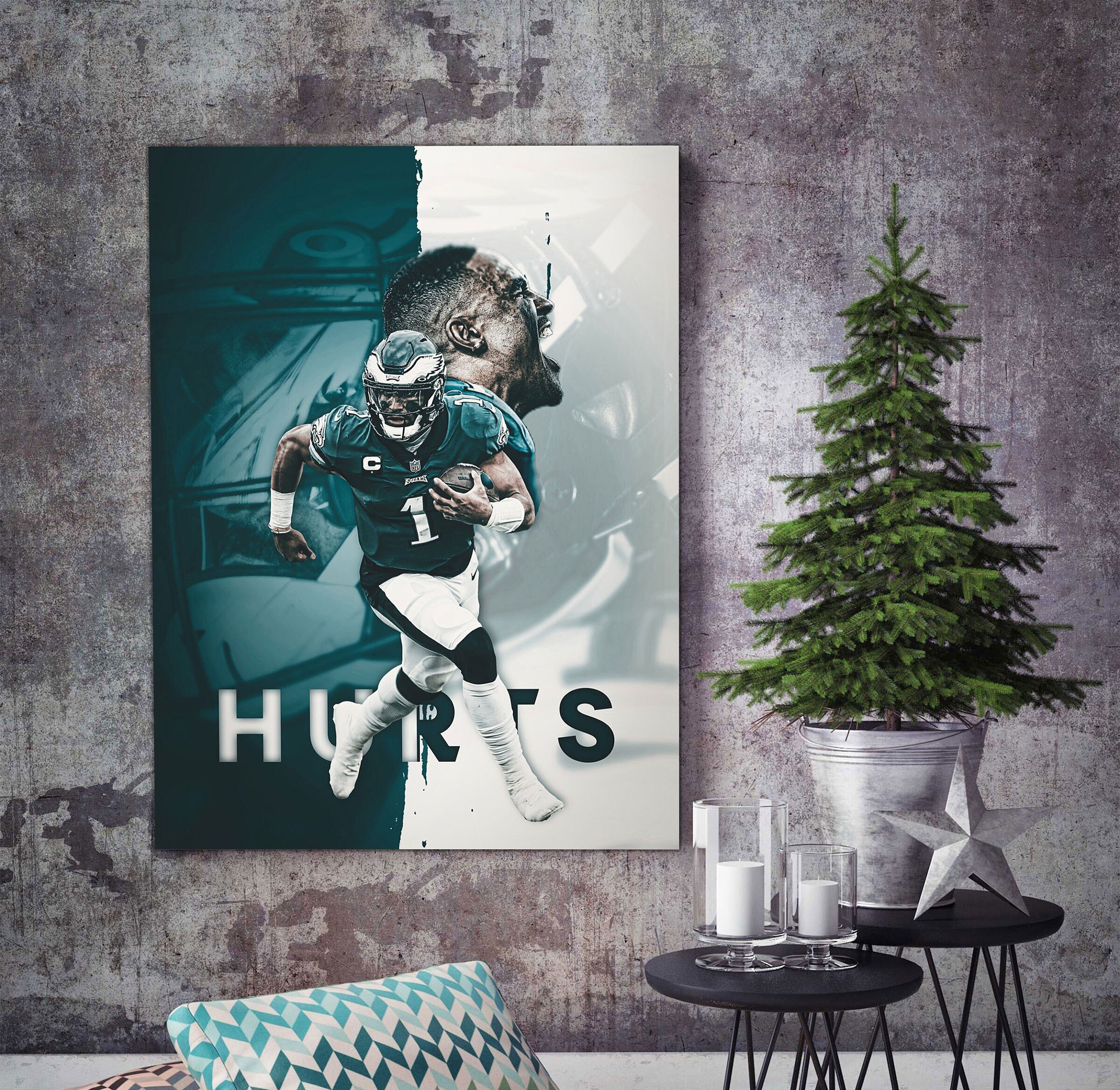 Jalen Hurts Poster, Phila-del-phia Poster