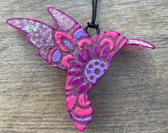 Ambientador para coche con diseño de colibrí hecho a mano: Ambientador perfumado