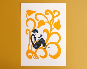 Refuge | Linge de maison | Pieza originale | Édition limitée | Impressions d'art | Art mural | Hecho a mano | Arte | Illustration