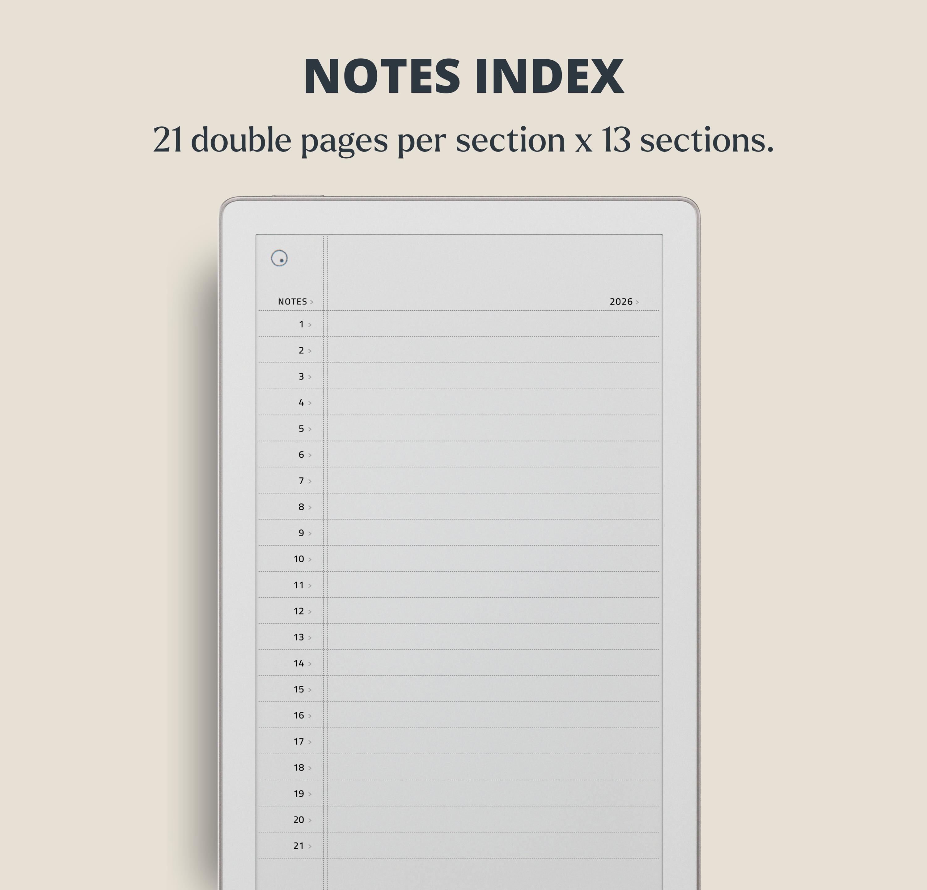Daybook Move 2026 Template Daily Planner Digital Journal for Remarkable ...