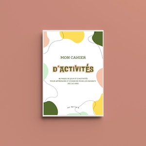 Libro de actividades para niños de 2 a 5 años.