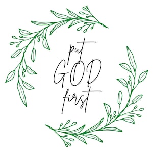 Put God First Svg Png Dxf Eps - Etsy