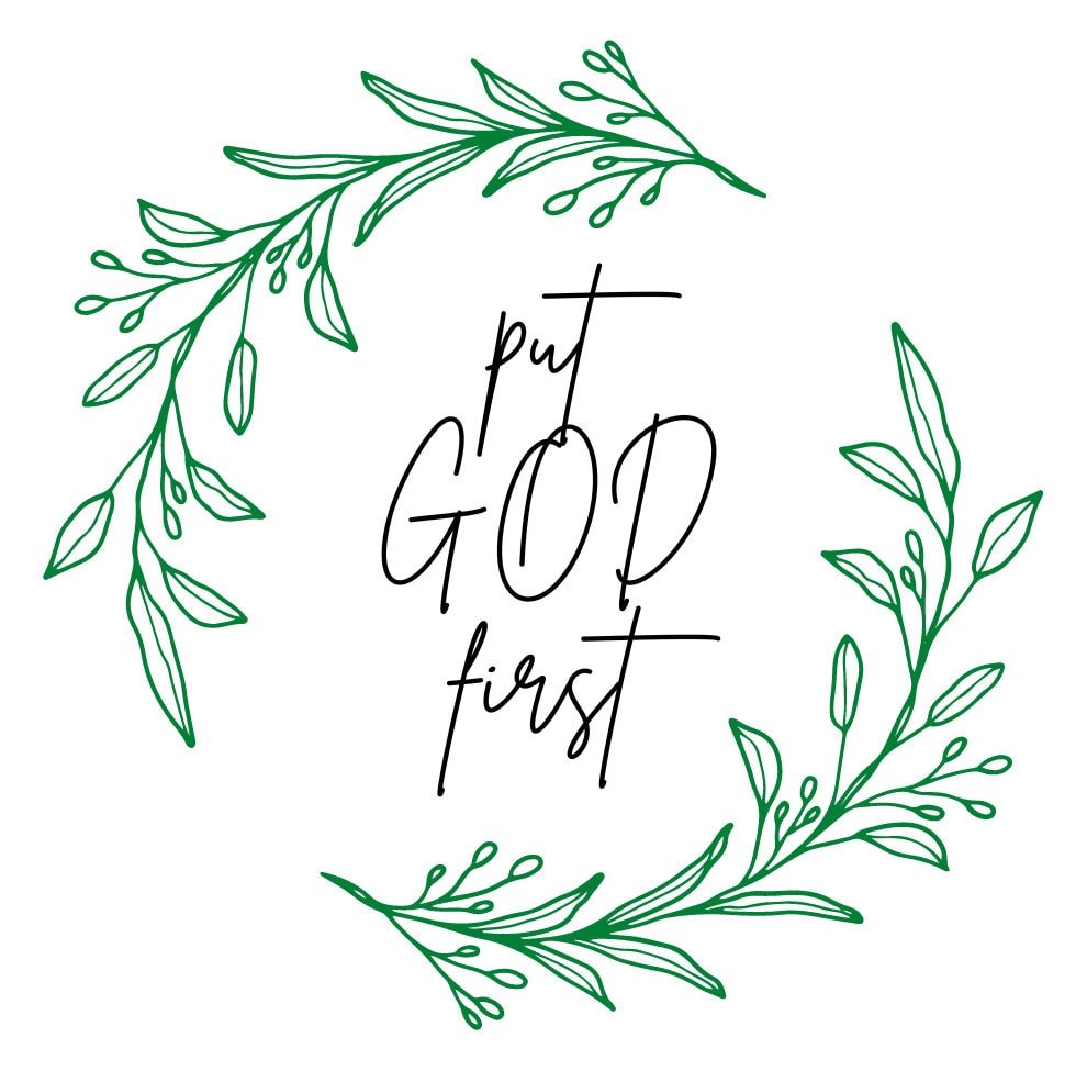 ●Put God First Put god first - Printable/Poster – WallMarvel
