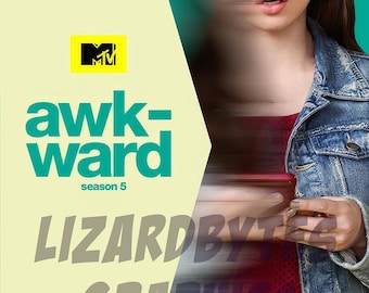Custom artwork for AWKWARD Season 5 with case
