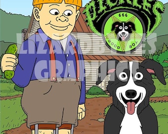 Custom artwork for MR. PICKLES Complete Series with case