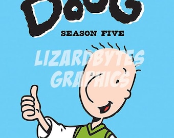 Custom artwork for DOUG (1996) Disney Series with cases