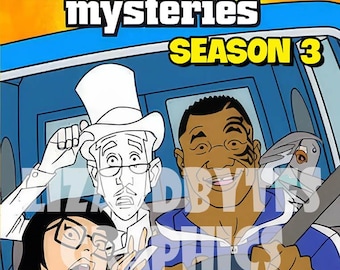 Custom artwork for MIKE TYSON MYSTERIES Complete Series with cases