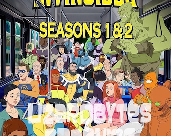 Custom artwork for INVINCIBLE Complete Series + Atom Eve Special with cases