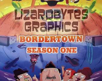 Custom artwork for BORDERTOWN Complete Animated Series with case