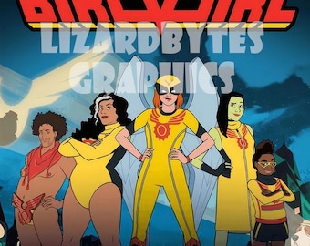 Custom artwork for BIRDGIRL complete series with case