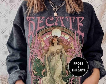 Hecate Sweatshirt Divine Feminine Greek Mythology Hekate Hecate Shirt Moon Goddess Oympian Gods Medusa Persephone Light Academia Shirt