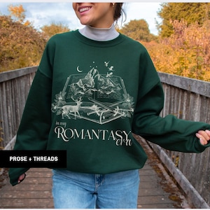 ACOTAR Sweatshirt troon van glas vierde vleugel Crescent City Sarah J Maas SJM Merch Sarah J Maas Merch ACOTAR Merch Acotar Gift Velaris Shirt