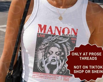 Manon Blackbeak Tank Throne of Glass Shirt Throne of Glass Merch BookTok Merch Romantasy Gift