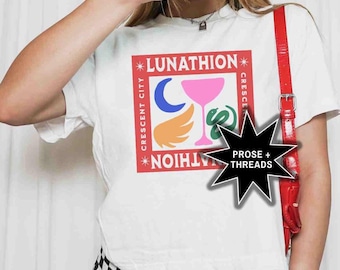 Lunathion Crescent City Boxy Shirt Bryce Quinlan SJM Merch Sarah J Maas Merch Bookstagram Shirt Booktok Merch Light It Up SJM Gifts