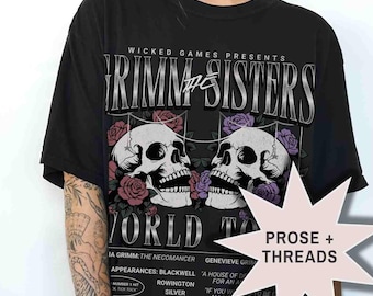 Licensed Grimm Sisters Shirt Enchantra Phantasma Merch Dark Romance Shirt Bookstagram Shirt Booktok Merch For Book Lovers Kaylie Smith