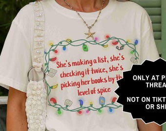Christmas Smut Bookish Romantasy Merch Booktok Shirt Bookstagram Shirt Morally Grey Dark Romance STFUATTDLAGG Good Girl
