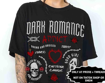 Dark Romance Shirt STFUATTDLAGG Good Girl Haunting Adeline moralisch grau Smut Leser Geschenk Smut Leser Shirt Good Girl Era