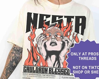 Nesta Archeron Valkyrie Sarah J Maas Bookstagram Acotar Shirt Booktok Merch Cassian Sarah J Maas Merch Acotar Gifts Velaris Shirt