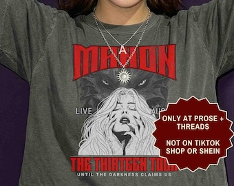 Manon Blackbeak Shirt The Thirteen Shirt Throne of Glass Shirt Throne of Glass Merch Booktok Merch Bookish Gift