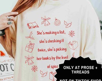 Christmas Smut Bookish Romantasy Merch Booktok Shirt Bookstagram Shirt Morally Grey Dark Romance STFUATTDLAGG Good Girl