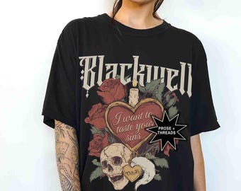 Licensed Phantasma Blackwell Shirt Licensed Phantasma Merch Dark Romance Shirt Bookstagram Shirt Booktok Merch For Book Lovers Kaylie Smith